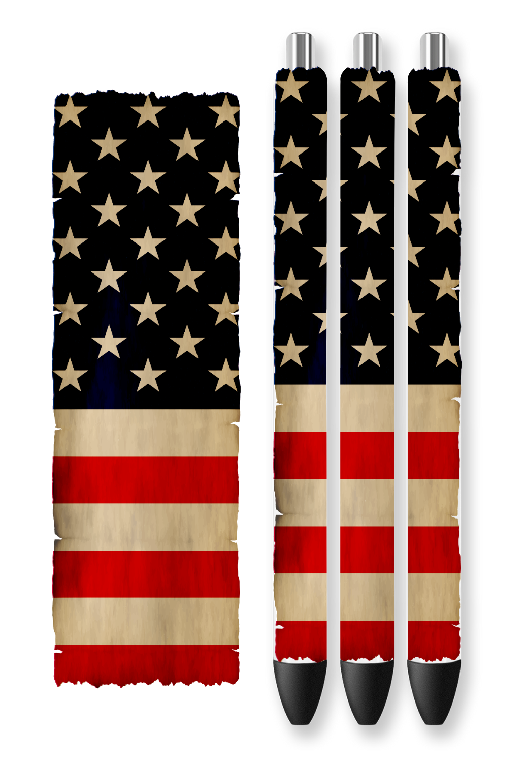 Patriotic Flag #1 Pen Wrap