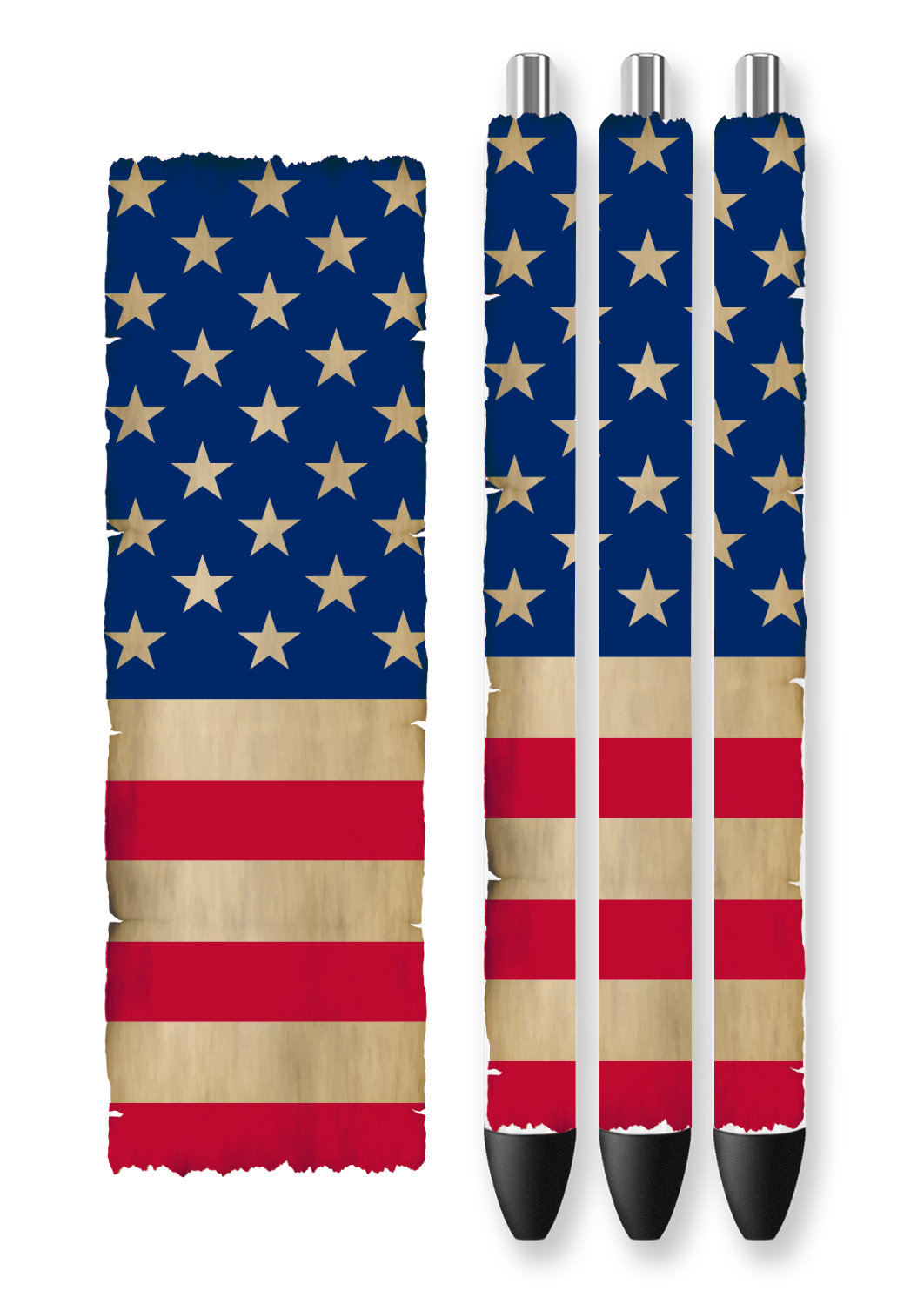 Patriotic Flag #2 Pen Wrap